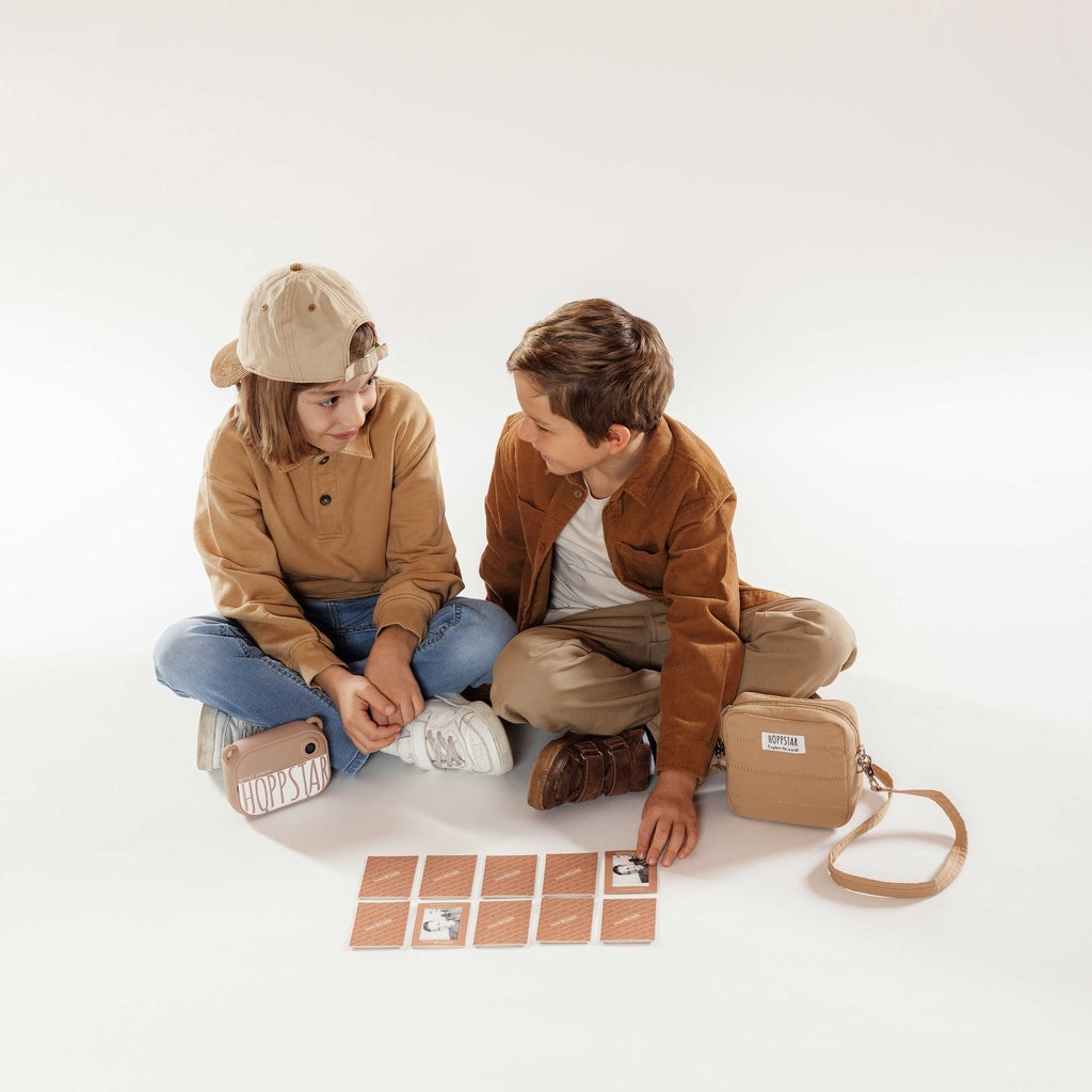 The Hoppstar Artist Memo in action, showing the instant print feature